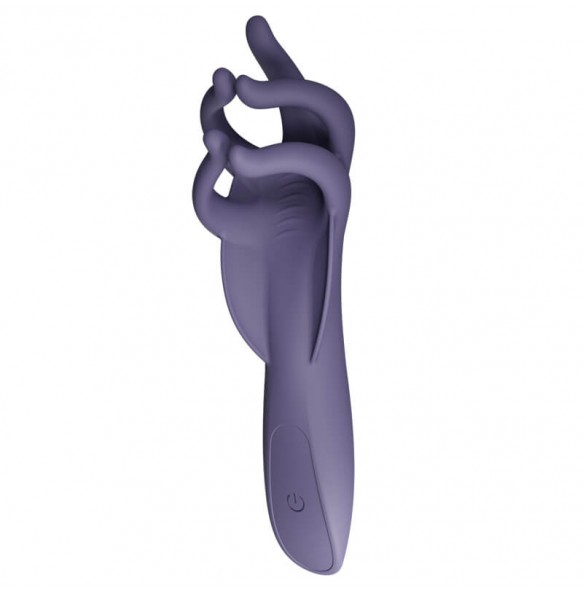 Yunman - Male Vibration Finger Penis Trainer (Chargeable - Navy Blue)